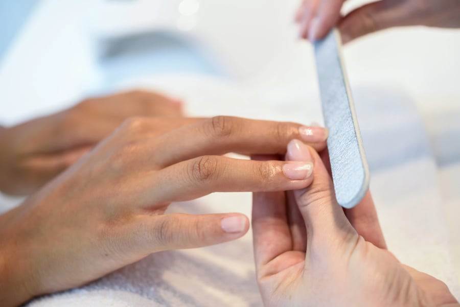 Russian E-File Dry Manicure